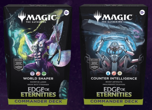 Buy new Edge Of Eternities Single Commander Deck MTG, latest strategy game for Magic The Gathering enthusiasts