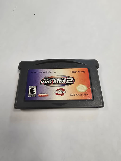Mat Hoffman's Pro BMX 2 GBA game cartridge, classic sports action, retro gaming for Game Boy Advance enthusiasts