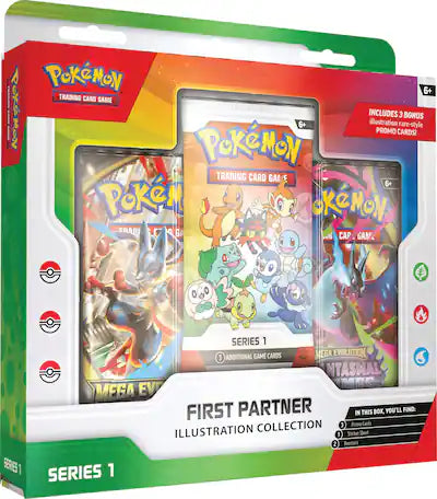 Pokemon First Partner Illustration Collection | New - vibrant partner Pokémon illustrations, high-quality prints.