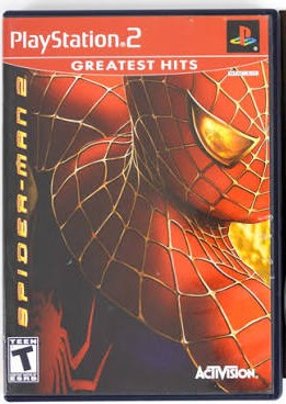 Spider-Man 2 PS2 game - action-adventure, open-world web-slinging on PlayStation 2.