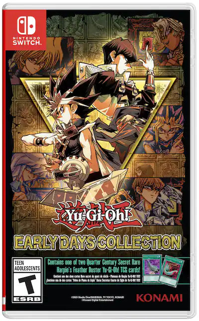 Yu-gi-oh! Early Days Collection | Switch - classic Yu-Gi-Oh! game bundle with retro-themed cards and nostalgic duelist art