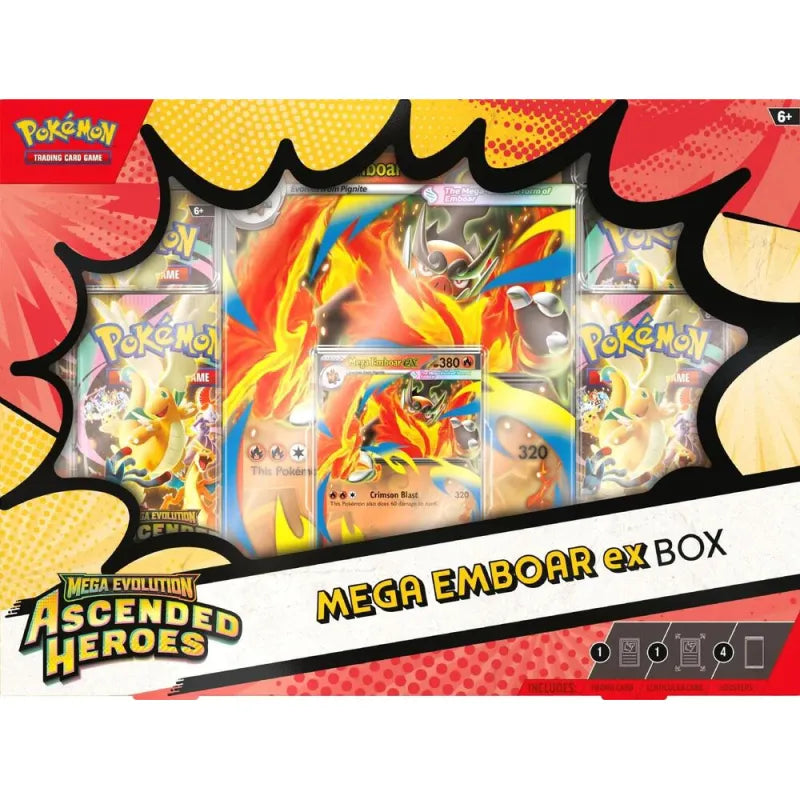 Ascended Heroes EX Box | Pokemon | New - sealed booster box with collectible cards, promos, and exclusive foil content.