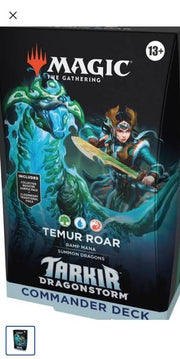 Buy new Tarkir Dragonstorm Single Commander Deck MTG, featuring exclusive dragons, for Magic the Gathering enthusiasts