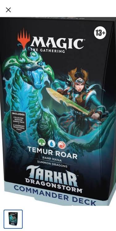 Buy new Tarkir Dragonstorm Single Commander Deck MTG, featuring exclusive dragons, for Magic the Gathering enthusiasts