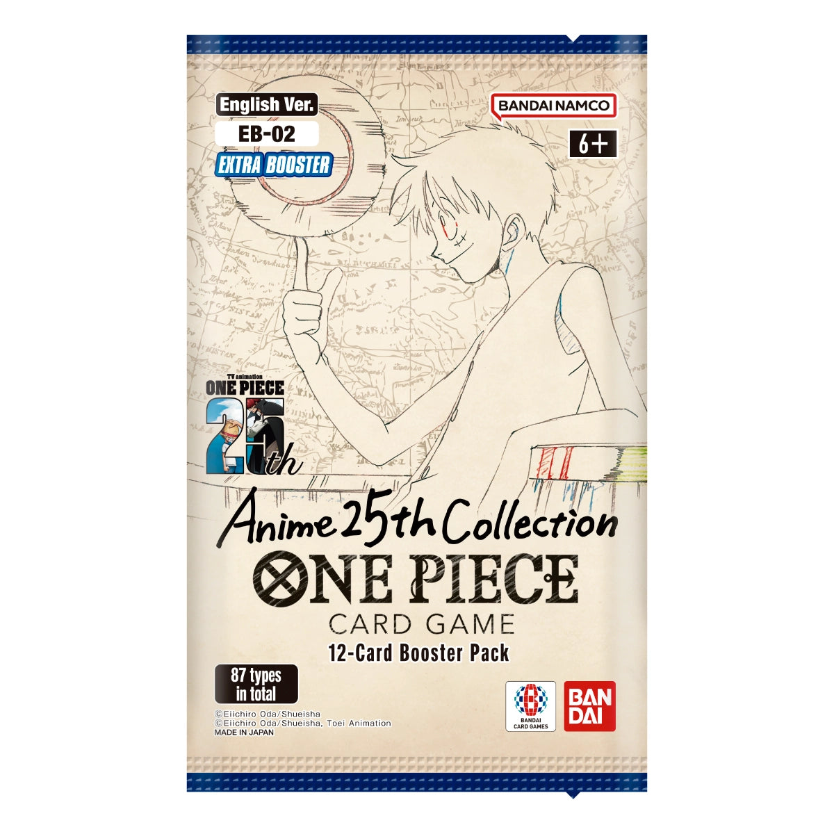 One Piece Extra Booster 2 Anime 25th Collection Booster Pack | New, exclusive collectible cards, vibrant artwork