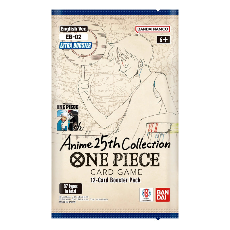 One Piece Extra Booster 2 Anime 25th Collection Booster Pack | New, exclusive collectible cards, vibrant artwork
