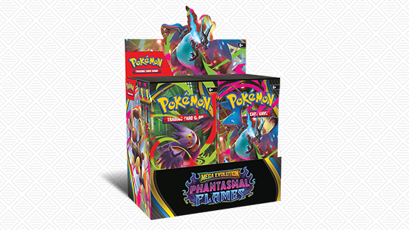 Phantasmal Flames Booster Box - Pokemon TCG booster box, new, factory sealed, official product