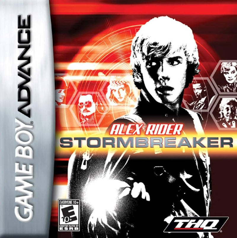 Alex Rider Stormbreaker GBA game cartridge, action-adventure genre, for Game Boy Advance enthusiasts