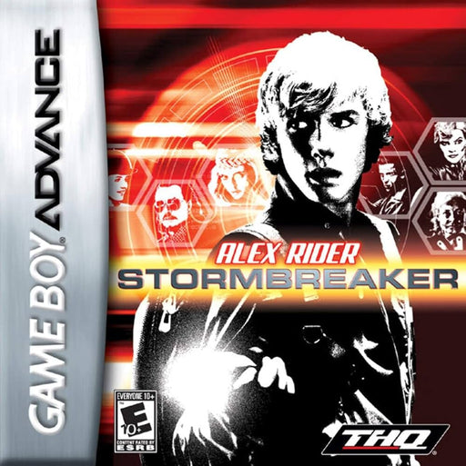 Alex Rider Stormbreaker GBA game cartridge, action-adventure genre, for Game Boy Advance enthusiasts