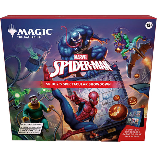 Buy new Spiderman Scene Box Magic set, vibrant colors, collectible toy for Marvel fans