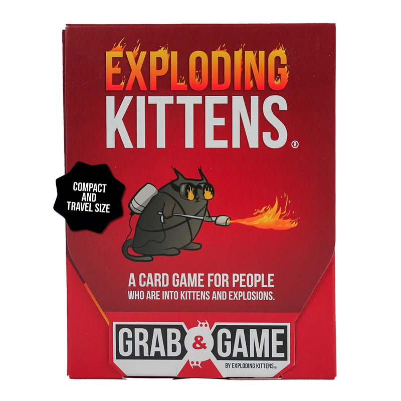 Buy now Exploding Kittens | New card game, family-friendly strategy game, vibrant illustrations, sealed package