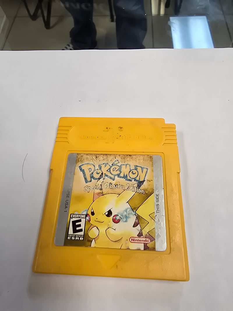 Buy Pokemon Yellow for Gameboy Color, classic RPG game cartridge in vibrant yellow, perfect for nostalgic gamers