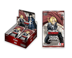 New FullMetal Alchemist Booster Box Union Arena, sealed collectible card game pack, anime-themed