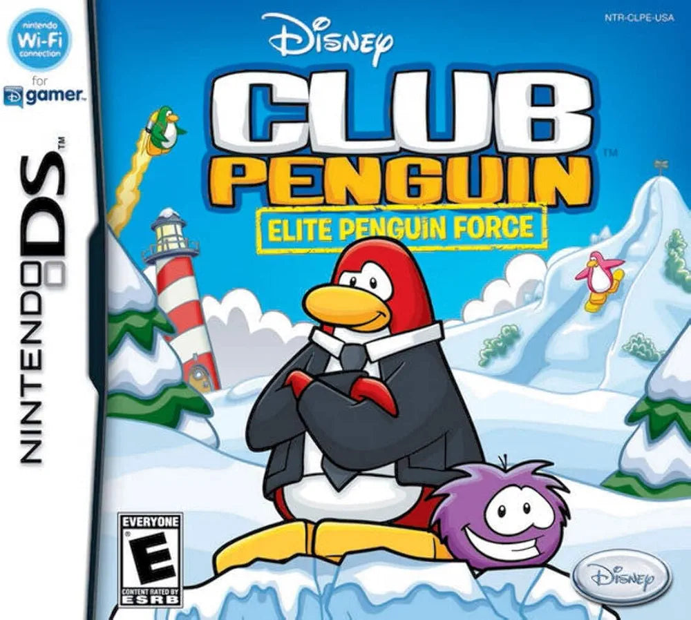 Disney Club Penguin Elite Penguin Force DS game for Nintendo DS, action-packed spy adventure with EPF gadgets