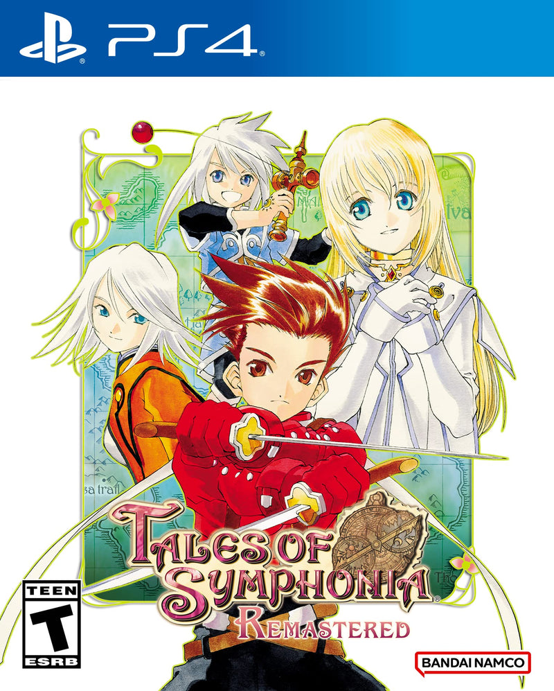 Tales of Symphonia Remastered Edition PS4 game, classic RPG adventure, vibrant graphics, for PlayStation 4 enthusiasts