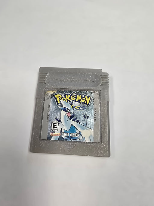 Pokemon Silver Gameboy Color cartridge, classic 90s RPG for handheld gaming, mint condition