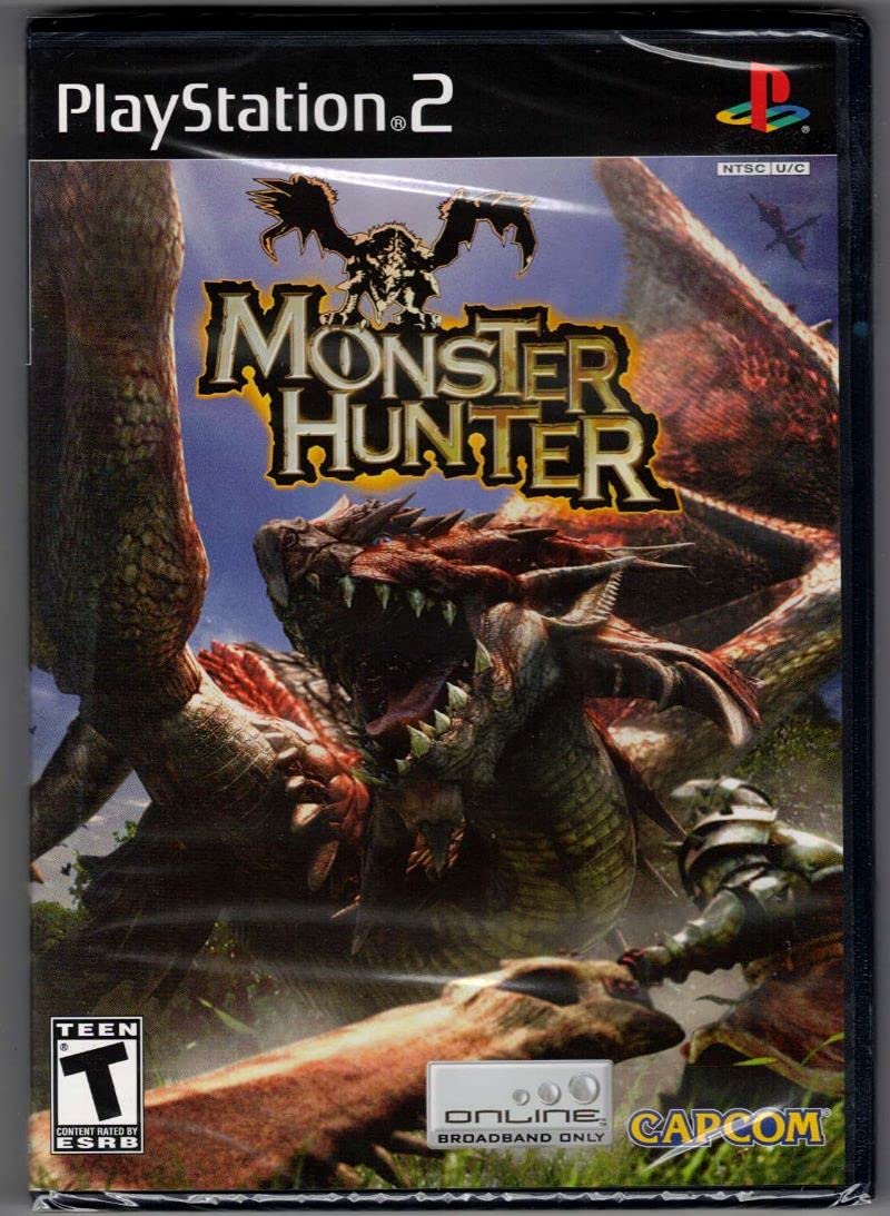 Buy Monster Hunter PS2 game, classic action RPG for PlayStation 2, vintage collectible in original packaging