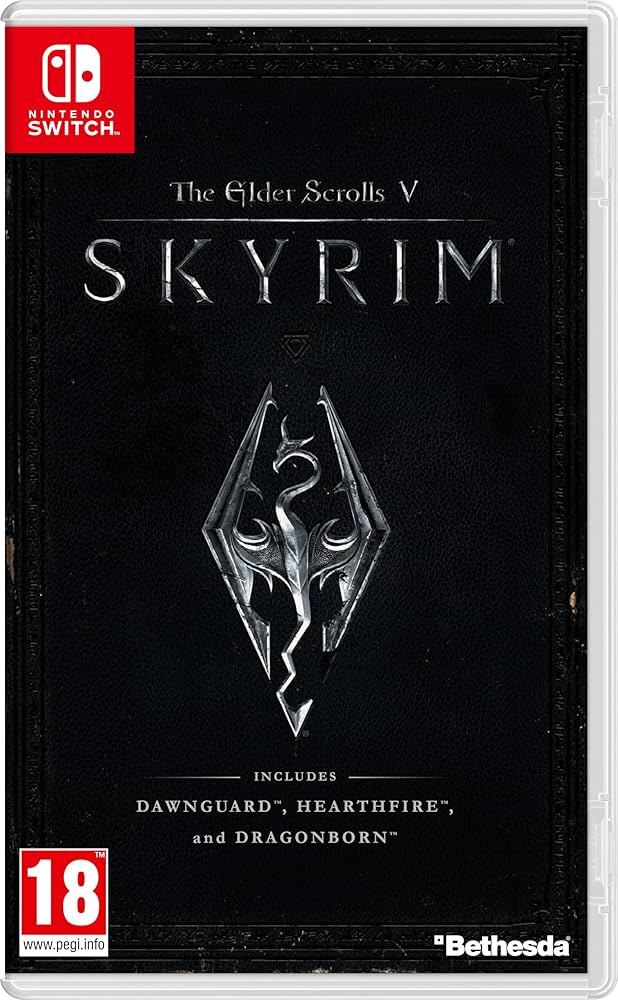Buy Skyrim for Nintendo Switch, fantasy RPG game with dragons, open-world exploration, and customizable characters