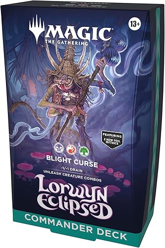 Lorwyn Eclipsed Single Commander Deck for MTG, new condition, ready-to-play Commander deck