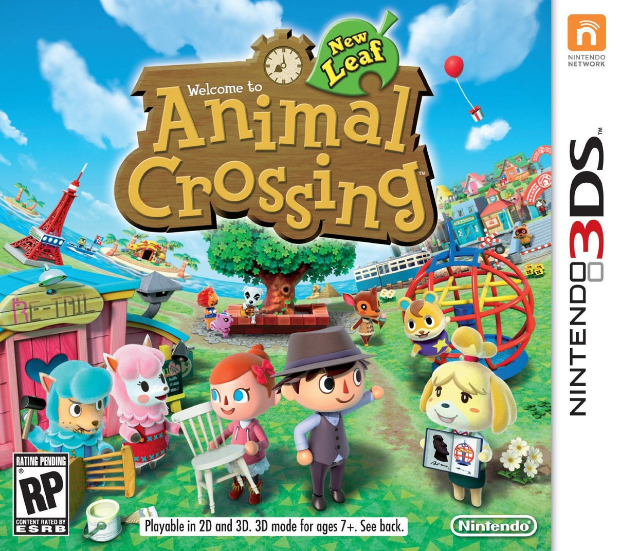 Buy Animal Crossing New Leaf 3DS, family-friendly simulation game for Nintendo, immersive village life experience