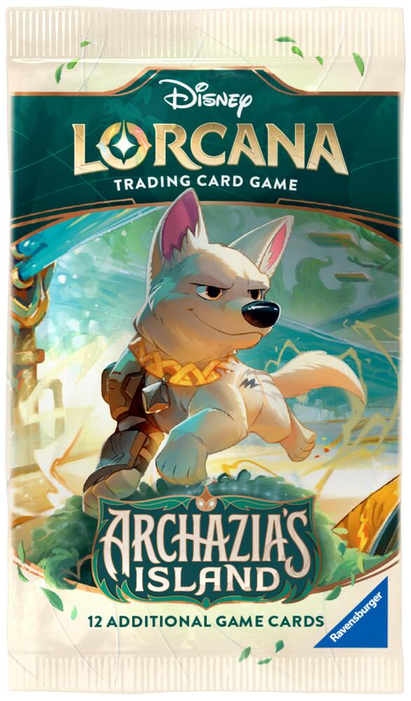 New Lorcana Archazia's Island Booster Pack featuring exclusive cards, vibrant artwork, and rare collectibles for strategic...