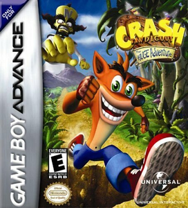Crash Bandicoot The HUGE Adventure GBA game cartridge, classic platformer for Nintendo Game Boy Advance