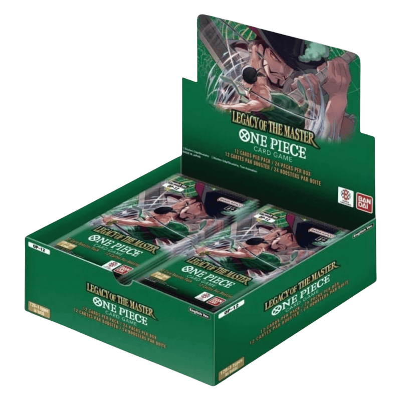 Buy One Piece Op12 Legacy of the Master Booster Box, new collectible card game, anime-themed, sealed package