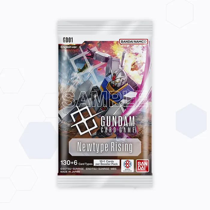 New Gundam TCG Booster Pack featuring exclusive mech designs, collector's edition, sealed package
