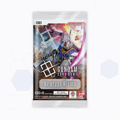 New Gundam TCG Booster Pack featuring exclusive mech designs, collector's edition, sealed package