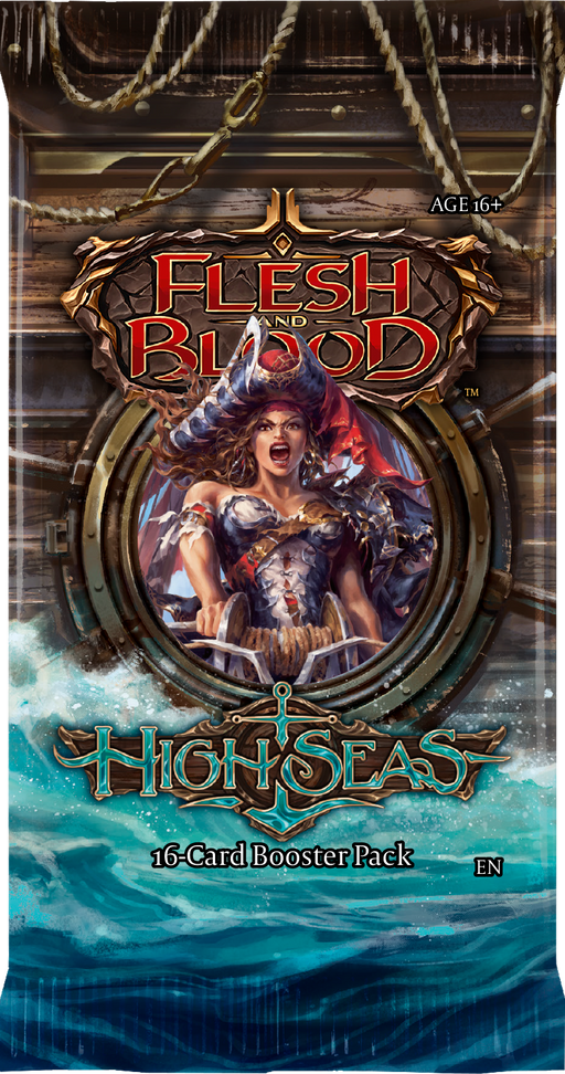 Flesh and Blood HighSeas Booster Pack | Exclusive collectible card game pack, vibrant artwork, for strategic play enthusiasts