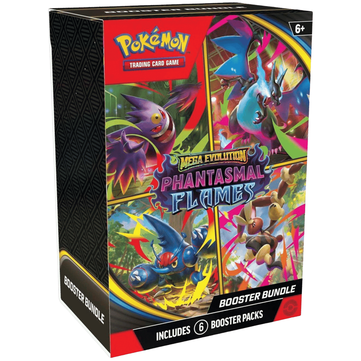 Phantasmal Flames Booster Bundle - Pokemon TCG booster set, new, includes multiple packs and exclusive cards.