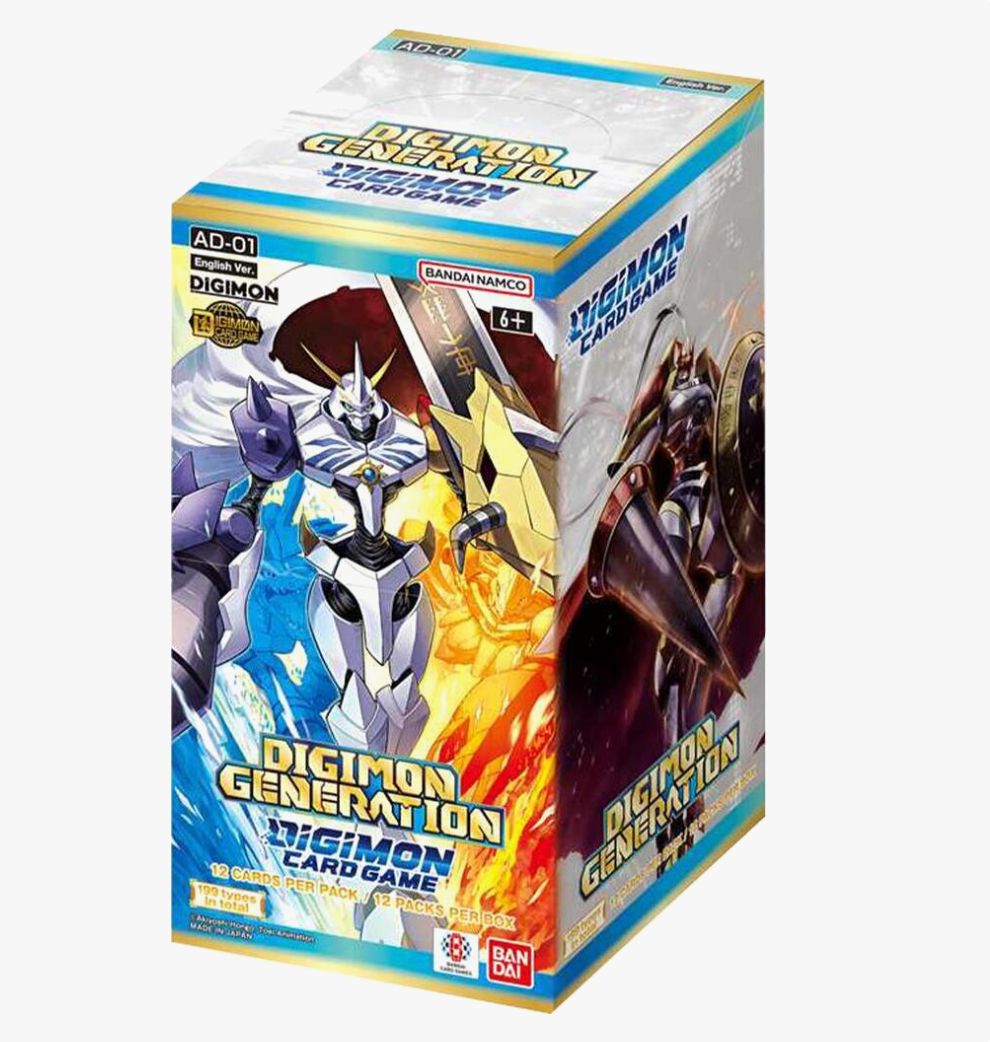 Digimon Generation Booster Box Digmon New sealed booster box for Digimon trading cards collection.