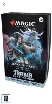 New Tarkir Dragonstorm Single Commander Deck for MTG, featuring exclusive dragons, sealed box