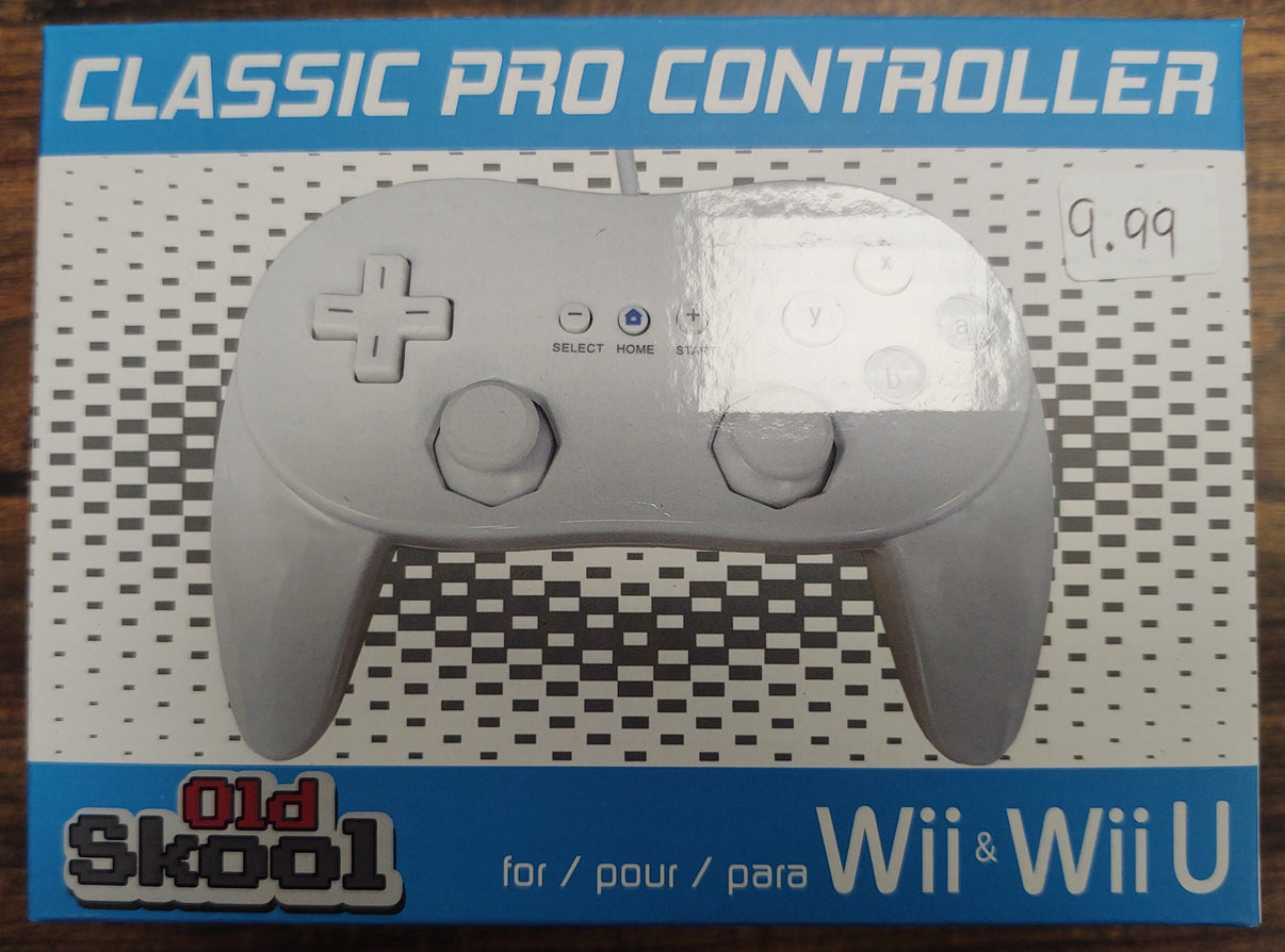 Wii Third-Party Pro Controller for Nintendo Wii – wireless gamepad with ergonomic grips