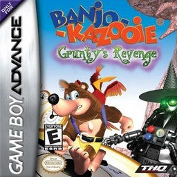 Banjo-Kazooie Grunty's Revenge GBA game cartridge, vintage collectible for Nintendo enthusiasts
