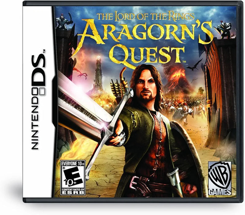 Buy Lord Of The Rings Aragorn's Quest DS game, action-packed adventure, fantasy RPG for Nintendo DS