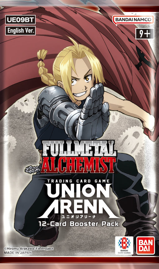 New FullMetal Alchemist Booster Pack Union Arena, collectible card game expansion, sealed package