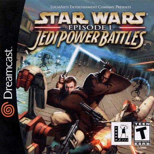Star Wars Episode 1 Jedi Power Battles Dreamcast game, vintage sci-fi action, collectible condition