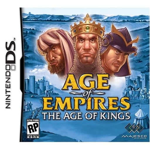 Age of Empires The Age of Kings DS game cartridge, strategy game for Nintendo DS, classic empire-building gameplay