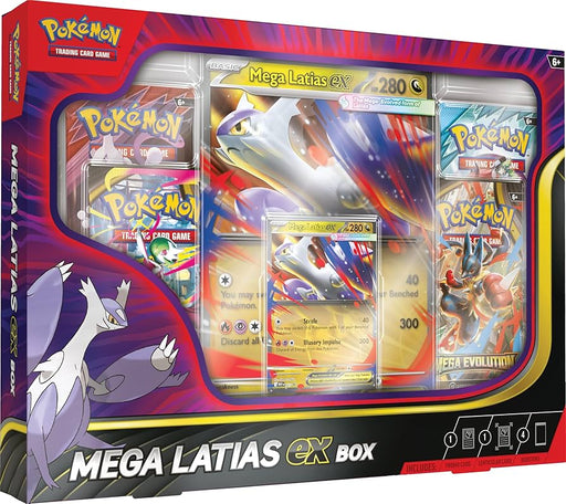 New Mega Latias Ex Box Pokemon collectible set, featuring rare cards and exclusive artwork, unopened