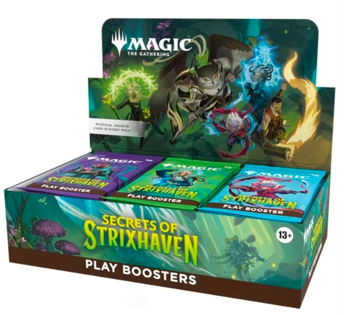 Secrets Of Strixhaven Booster Box for Magic: The Gathering — MTG booster box with 36 Strixhaven packs for play