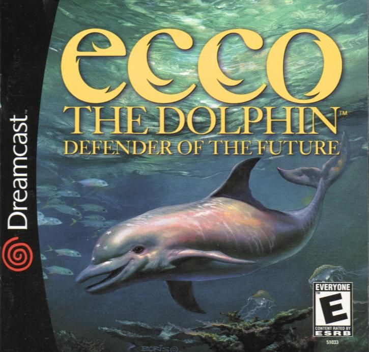 Ecco The Dolphin Defender Of The Future Dreamcast game, vintage 2000s aquatic adventure, collectible condition