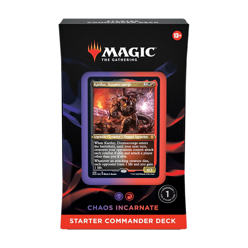 2022 Starter Commander Decks | Magic, collectible card game set, strategy play, multi-color decks
