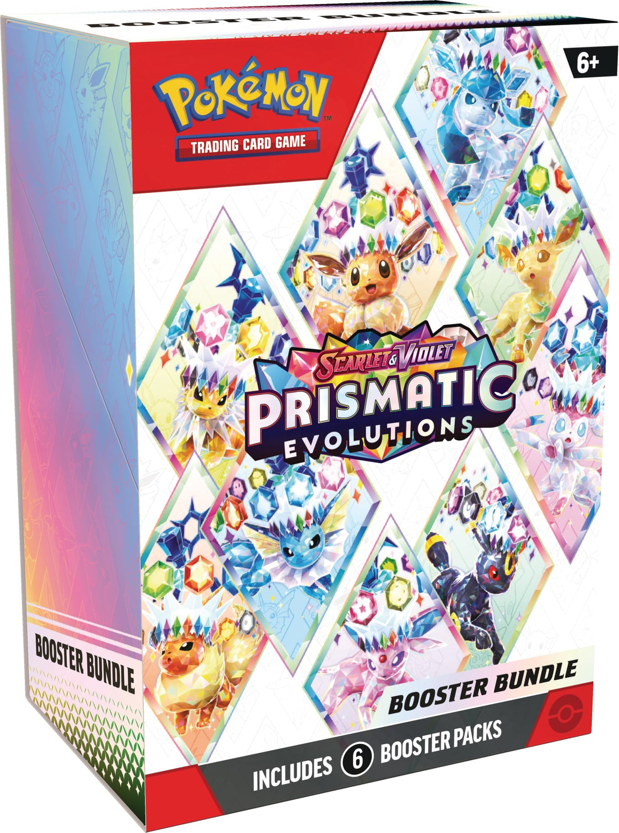 New Prismatic Evolutions Booster Bundle for Pokemon fans featuring exclusive cards, vibrant packaging, and collector's items.