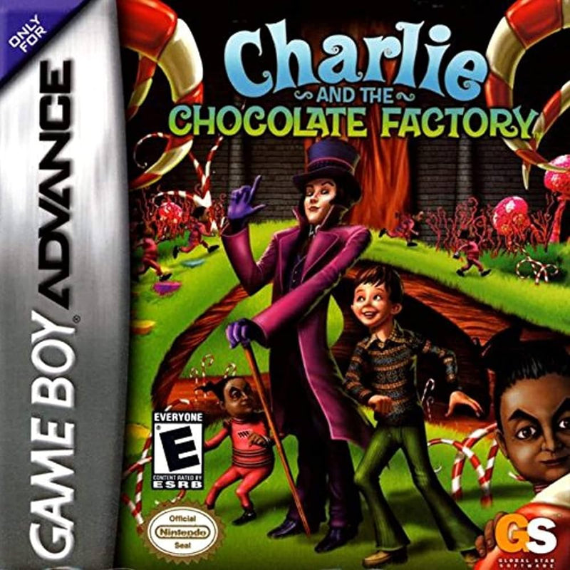 Charlie And The Chocolate Factory GBA game cartridge, colorful adventure, family-friendly entertainment