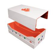 MTG Mana 8 storage box set in durable black plastic, perfect for card collectors and gamers, secure snap closure