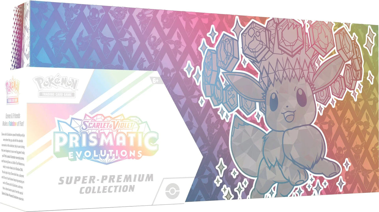 New Prismatic Evolution Ultra Premium Collection Pokemon set, exclusive holographic cards, collector's edition