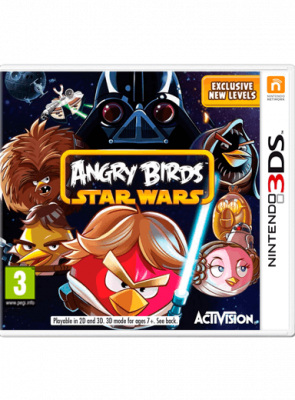 Angry Birds Star Wars for Nintendo 3DS — action-puzzle game featuring Star Wars-themed birds and pigs.