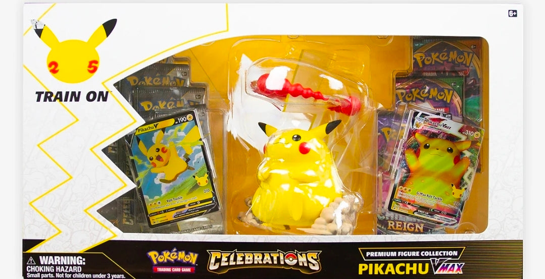 Premium Figure Collection Pikachu Vmax Celebrations Pokemon toy - New, highly collectible figure.