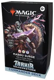 New MTG Tarkir Dragonstorm Single Commander Deck, sealed collectible card game set